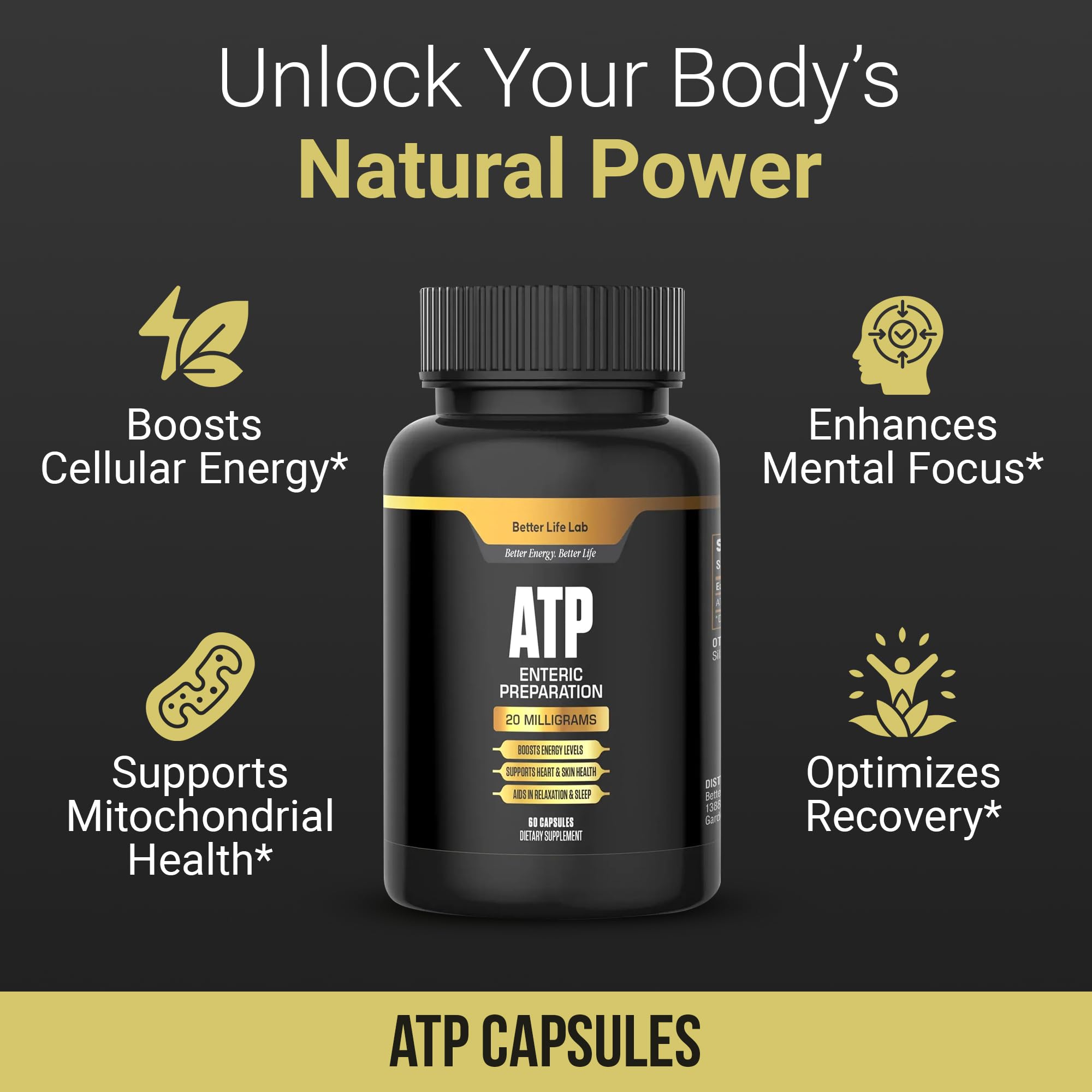 Better Life Lab ATP in gym setting supporting an active lifestyle.