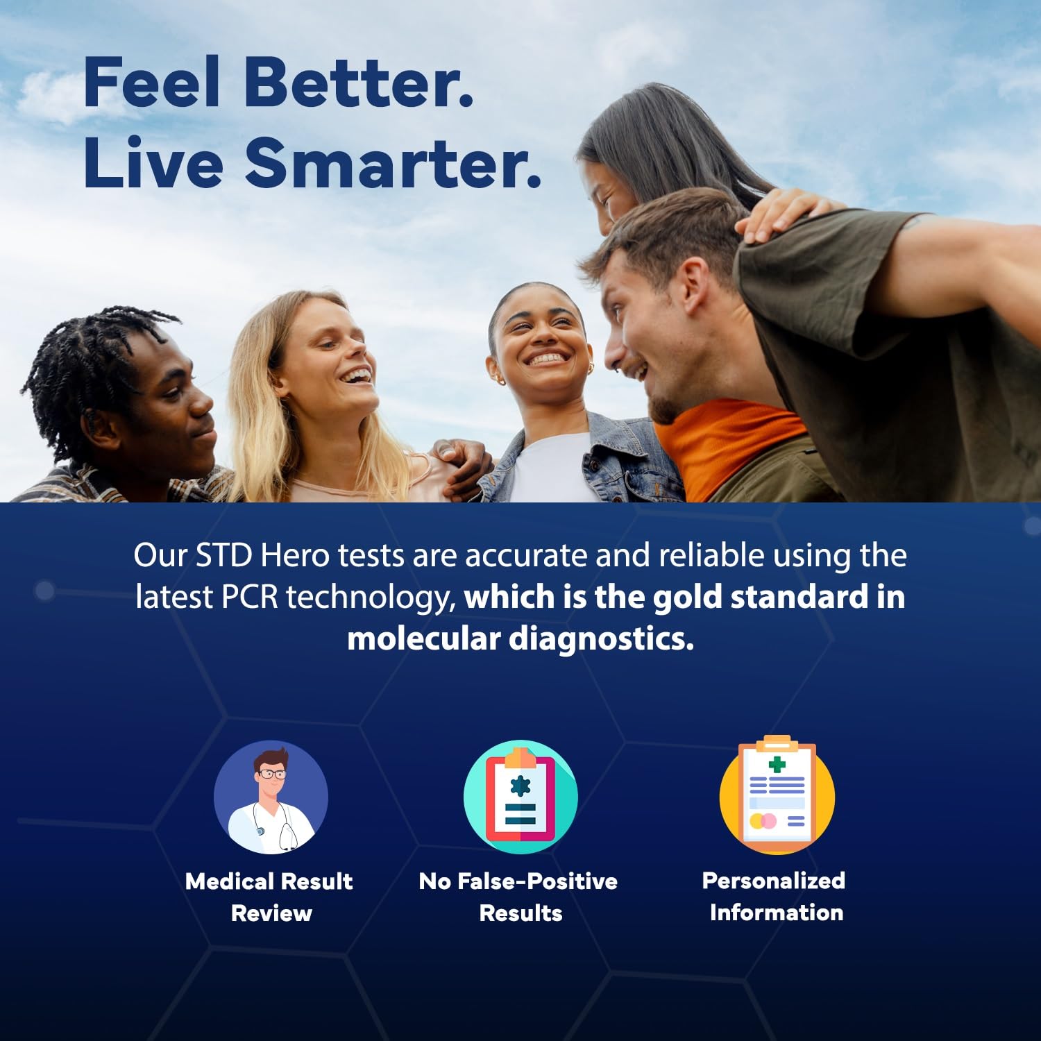Online results portal from STD Hero for fast access
