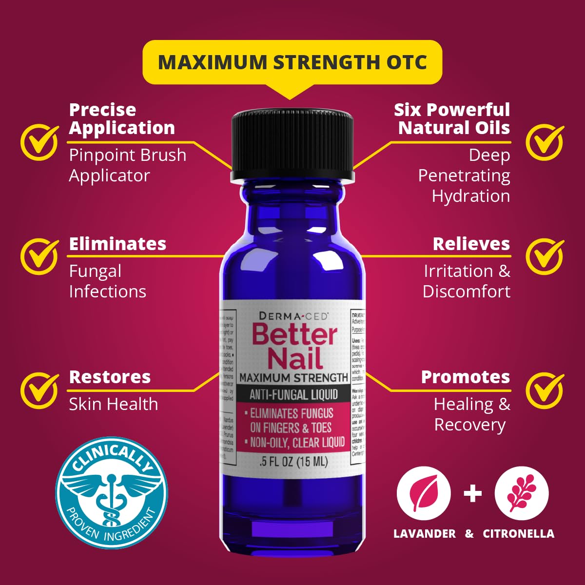 Better Nail tea tree oil blend supports nail skin health