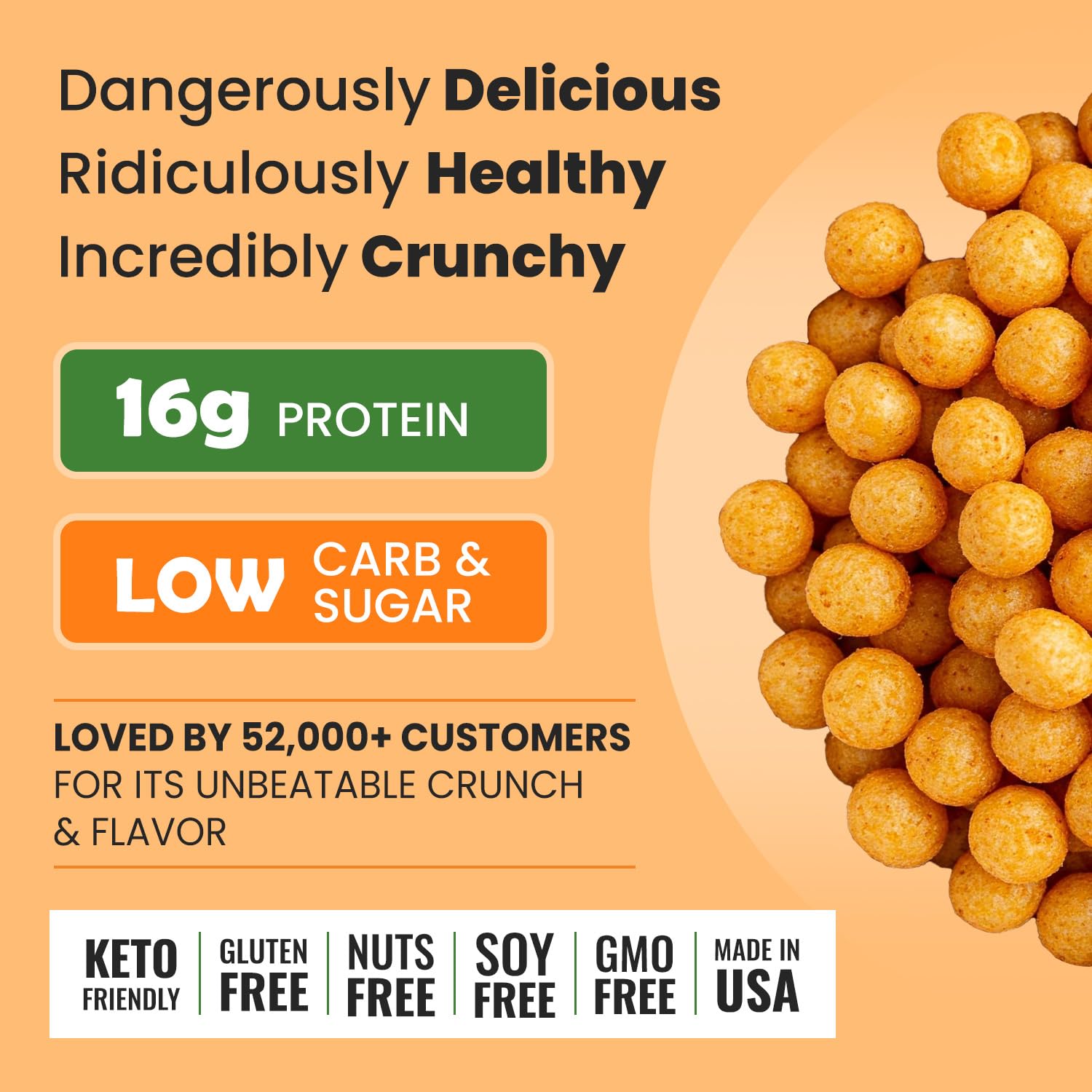 On-the-go Better Than Good puffs in a resealable bag for busy days.
