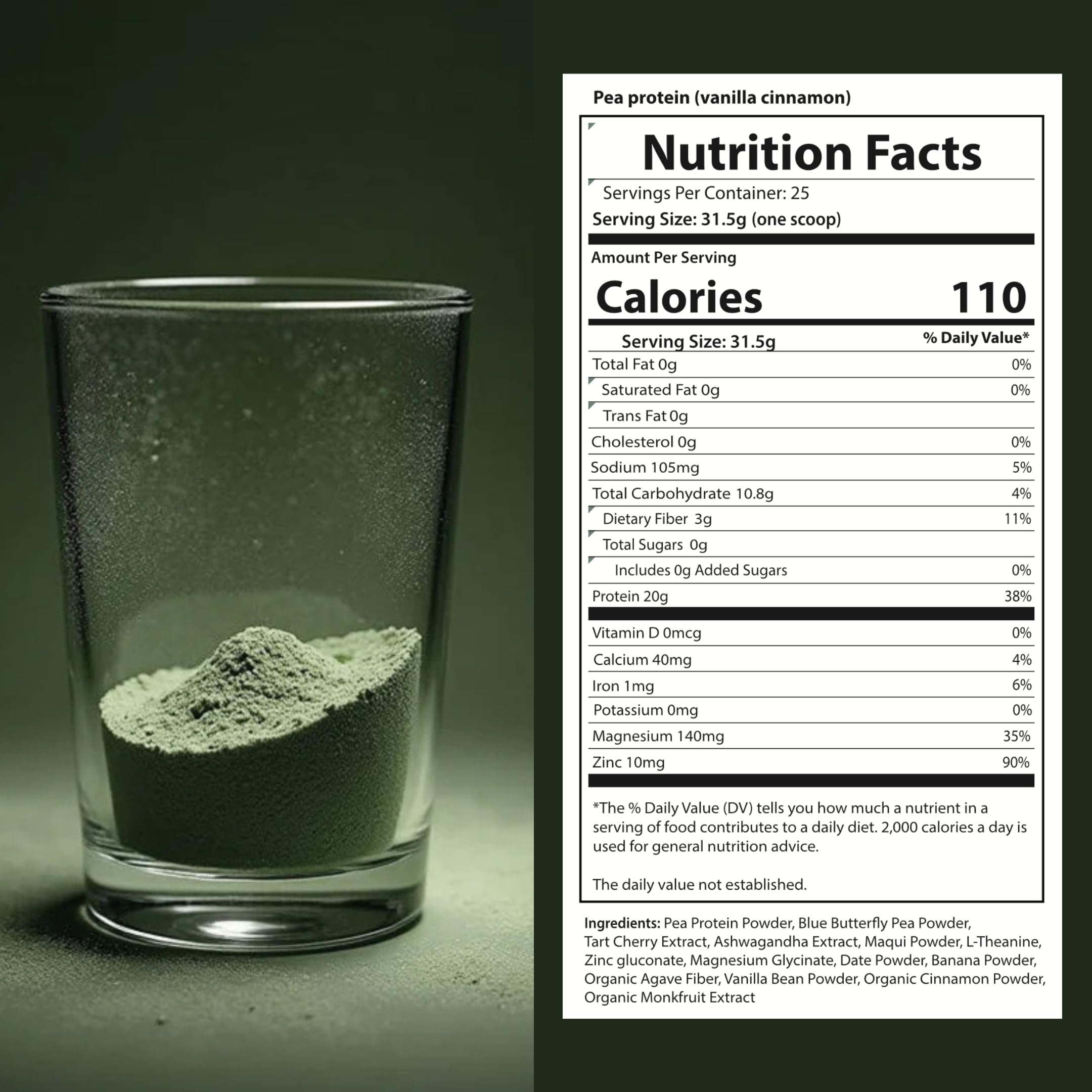 Better Tomorrow adaptogens blend packaging emphasizing calm and balance