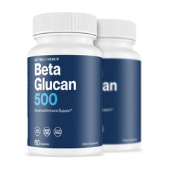 Better Way Health Beta Glucan 500 bottle front for daily immune support