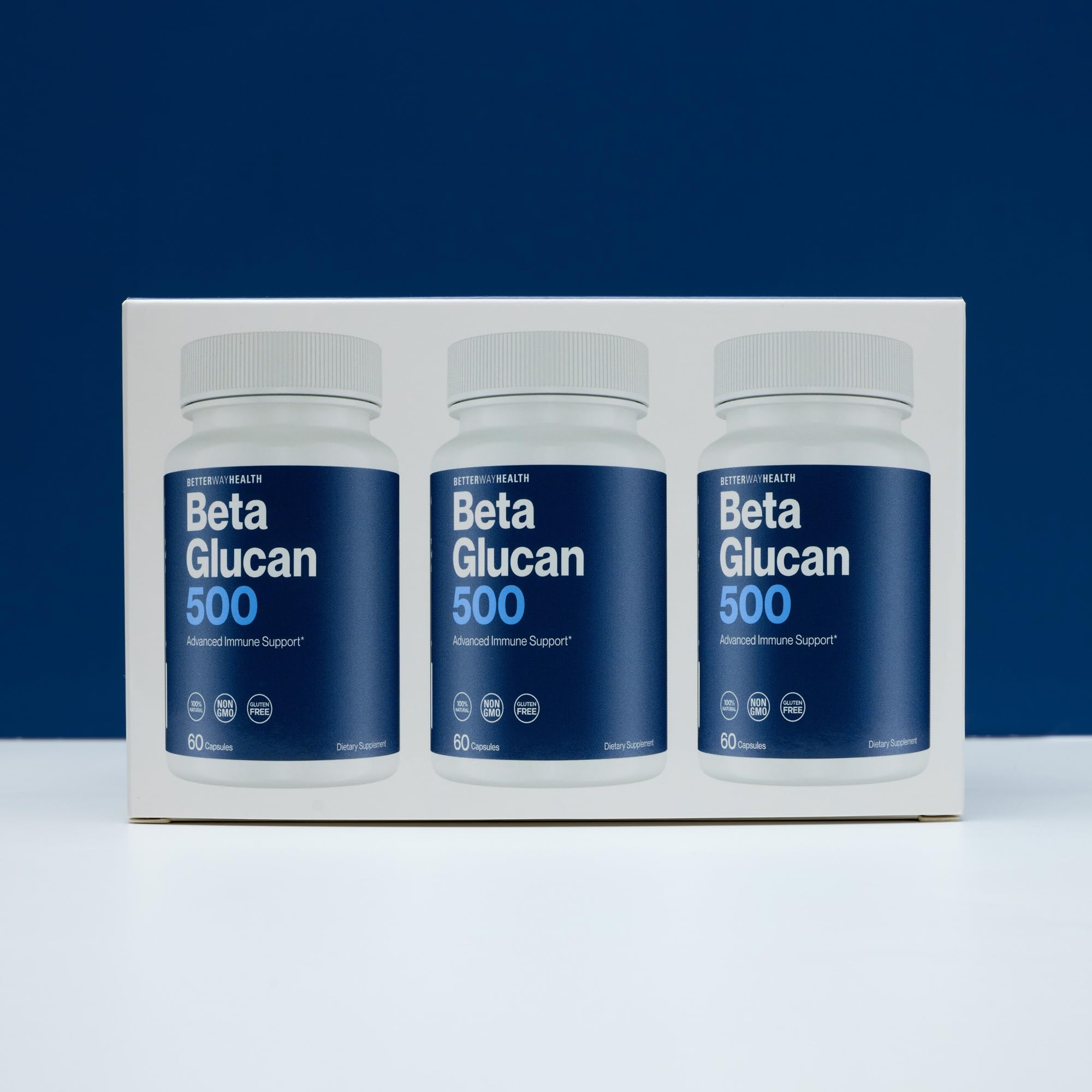 Better Way Health Beta Glucan 500 nutrition facts view and facts