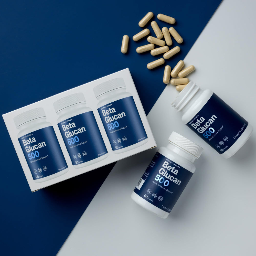 Better Way Health Beta Glucan 500 pantry storage keeps capsules ready