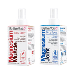 BetterYou Magnesium Joint Body Spray bottle pour for quick comfort