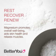 BetterYou Magnesium Joint Body Spray label closeup highlighting ingredients