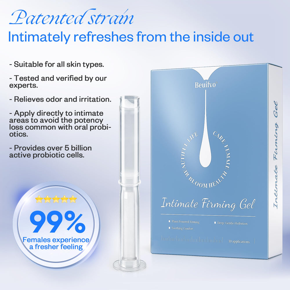 Beuifvo Probiotic Gel freshness visual conveys long-lasting comfort.