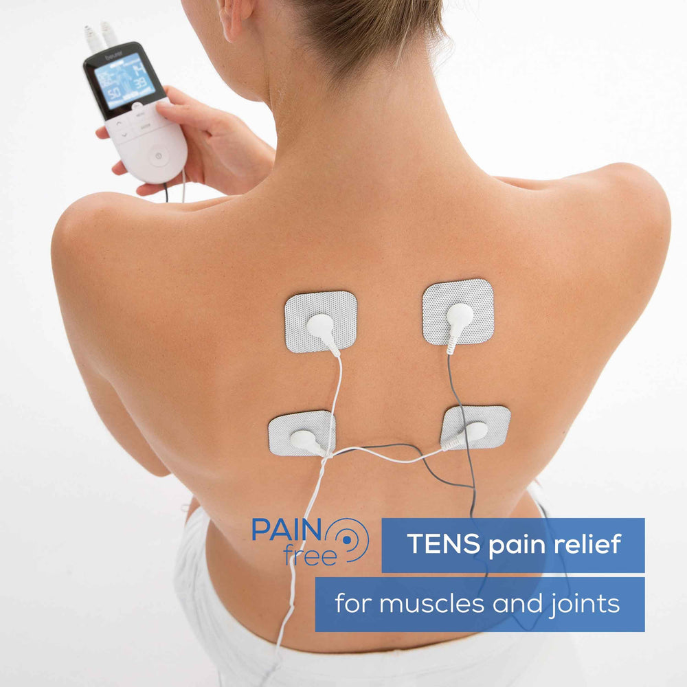 Beurer EM49 tens programs screen offers tailored pain relief options