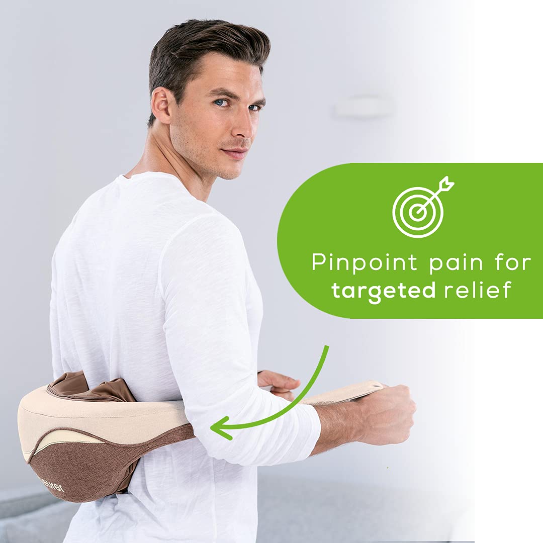 Beurer MG153 shoulder and back massage action with ergonomic handles
