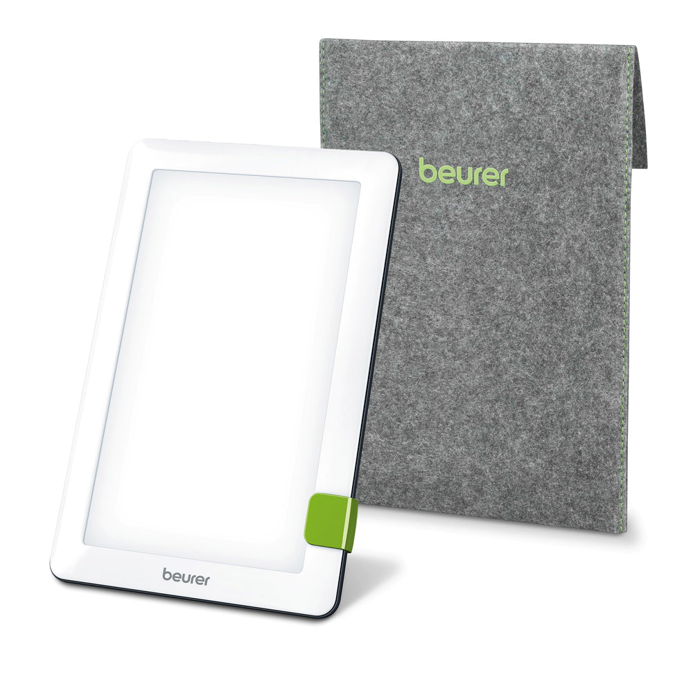 Beurer TL30 compact design on a desk delivering bright UV-free daylight