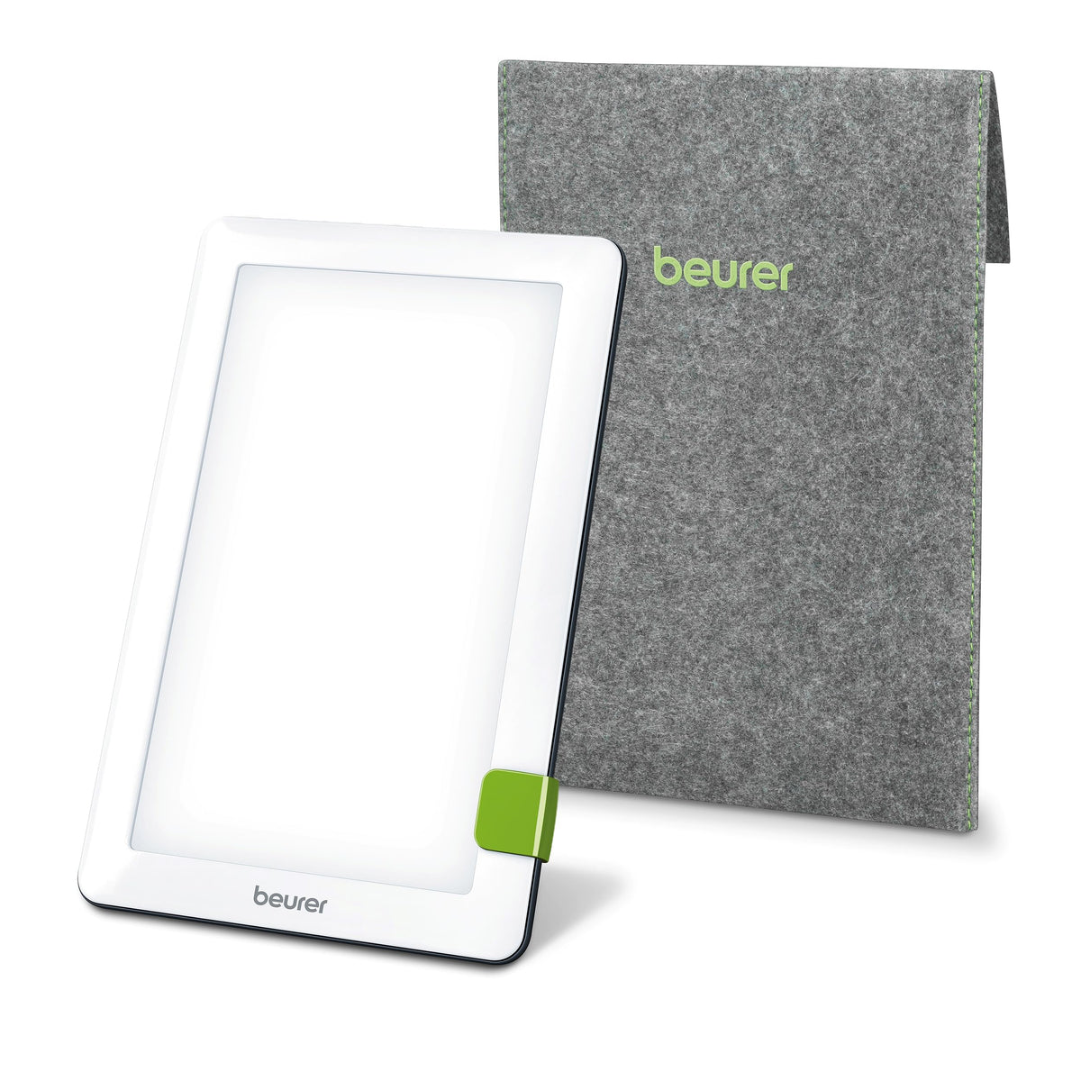 Beurer TL30 compact design on a desk delivering bright UV-free daylight