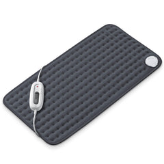 Beurer UHP26DRKGRY heating pad fabric close-up showing soft, plush texture.