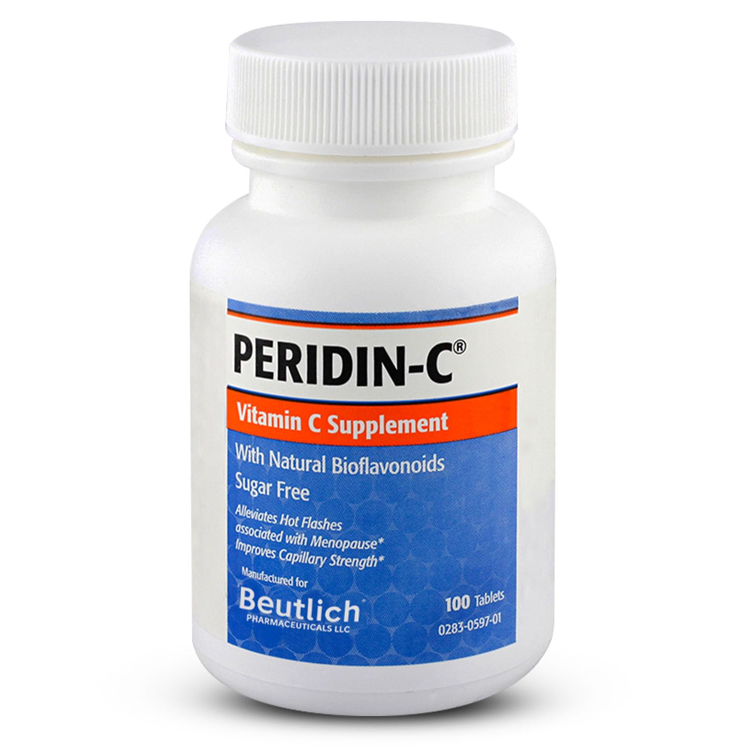 Beutlich Peridin-C tablet front view for easy daily intake.