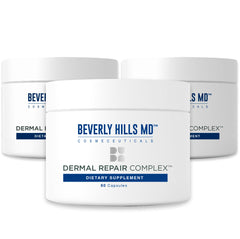 Beverly Hills MD Dermal Repair bottle front promotes hydration and radiance