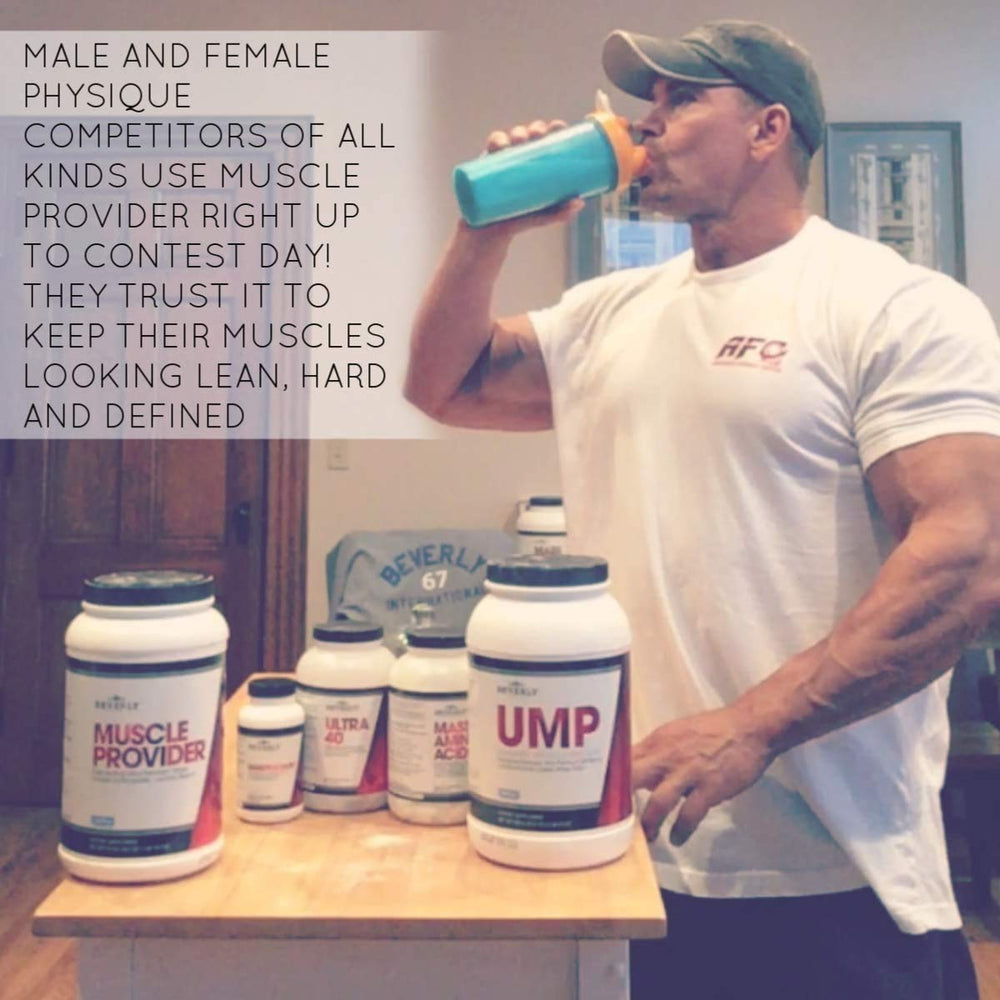 Be Beverly International Muscle Provider Vanilla ingredients chart hints at premium proteins