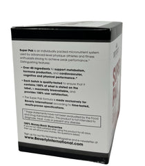 Beverly International Super Pak capsules close-up highlighting nine capsules per pack.