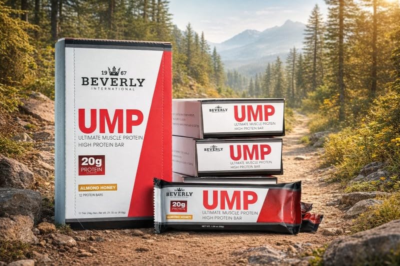 Beverly International UMP bar post-workout recovery option with 20g protein