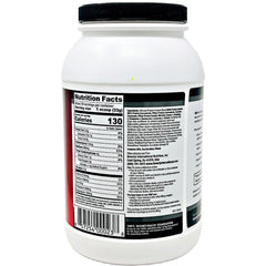 Beverly International UMP powder being poured into a shaker for a post-workout shake