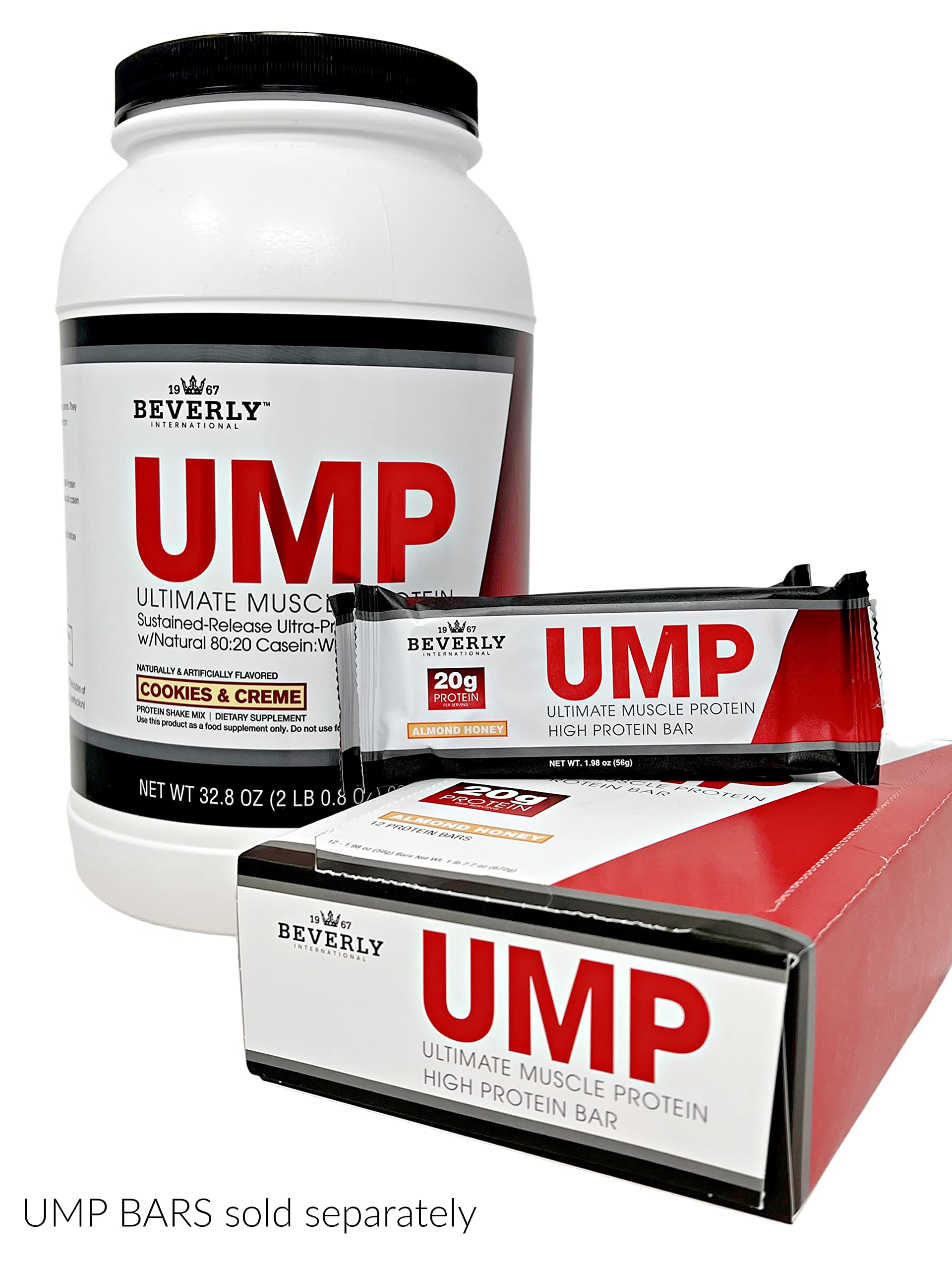Beverly International UMP scoop showing generous serving for convenient daily protein