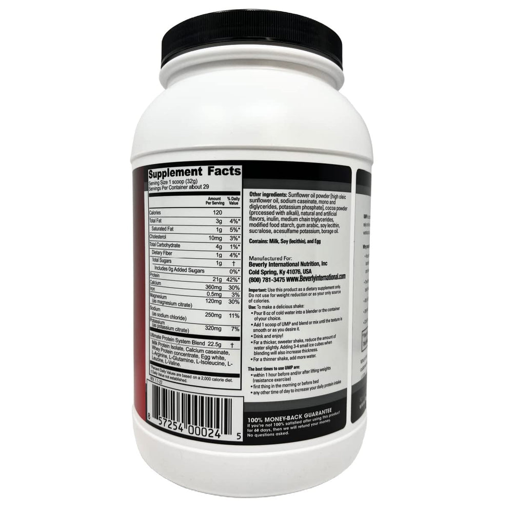 UMP Rocky Road bottle ready for a post-workout shake.