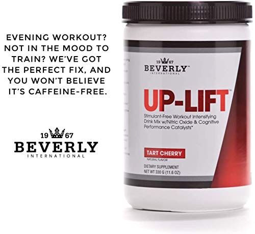 Beverly International Up-Lift for evening workouts supporting steady energy without sleep disruption.