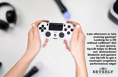 Beverly International Up-Lift aiding gaming focus with clear cognition.