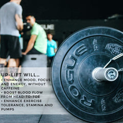 Beverly International Up-Lift ingredients list featuring L-Citrulline and L-Tyrosine for focus support.