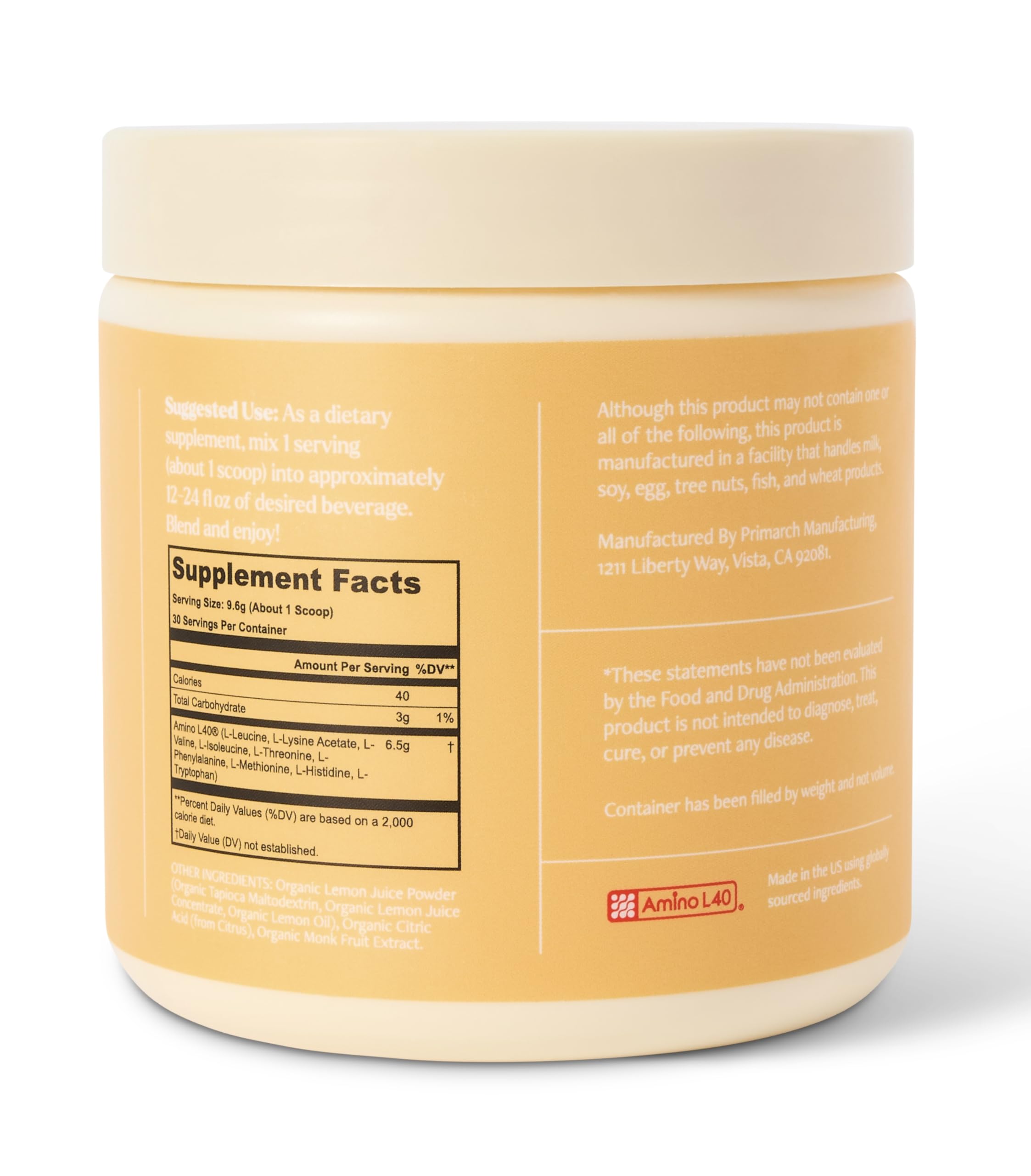 Close-up of powder texture in container emphasizing fine vegan formula