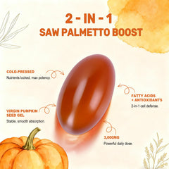 BEWORD saw palmetto capsules shown with 4:1 extract for prostate health support.