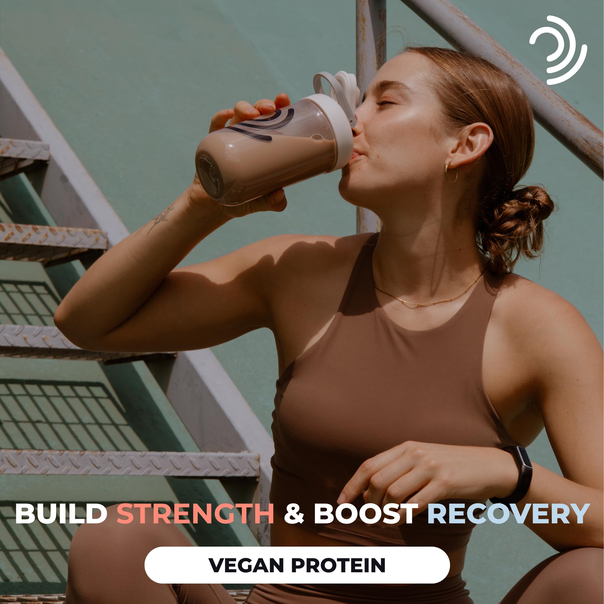 Beyond Good Foods vegan protein powder no-bloat design aids digestion.