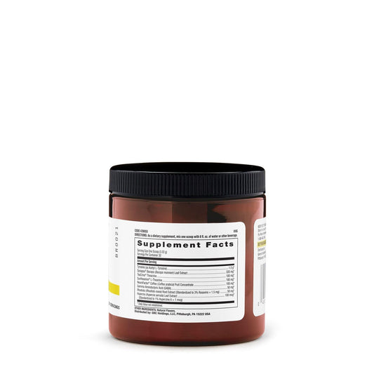 Scoop of BEYOND RAW Chemistry Labs nootropic powder for precise serving and easy blending.