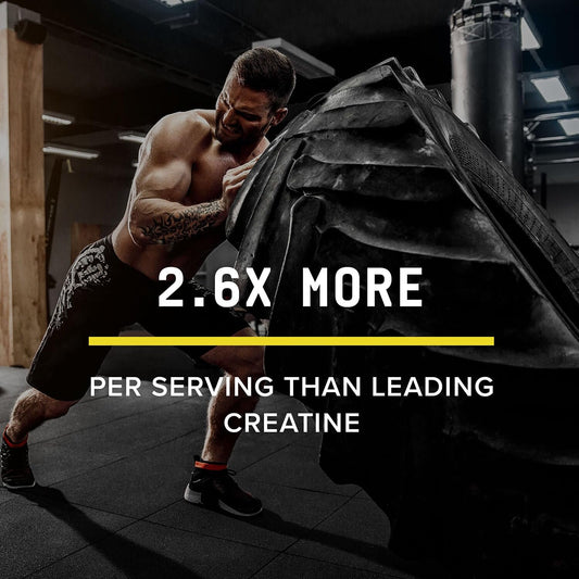 Creatine HCl powder dissolving quickly in water for easy mix