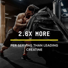 Creatine HCl powder dissolving quickly in water for easy mix