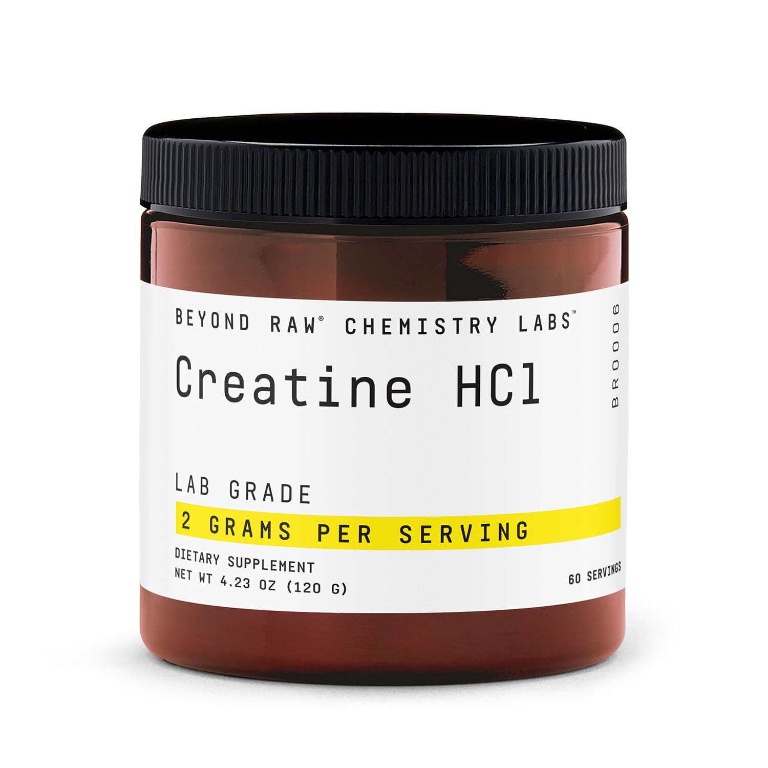Beyond Raw Creatine HCl powder tub ready for training and strength