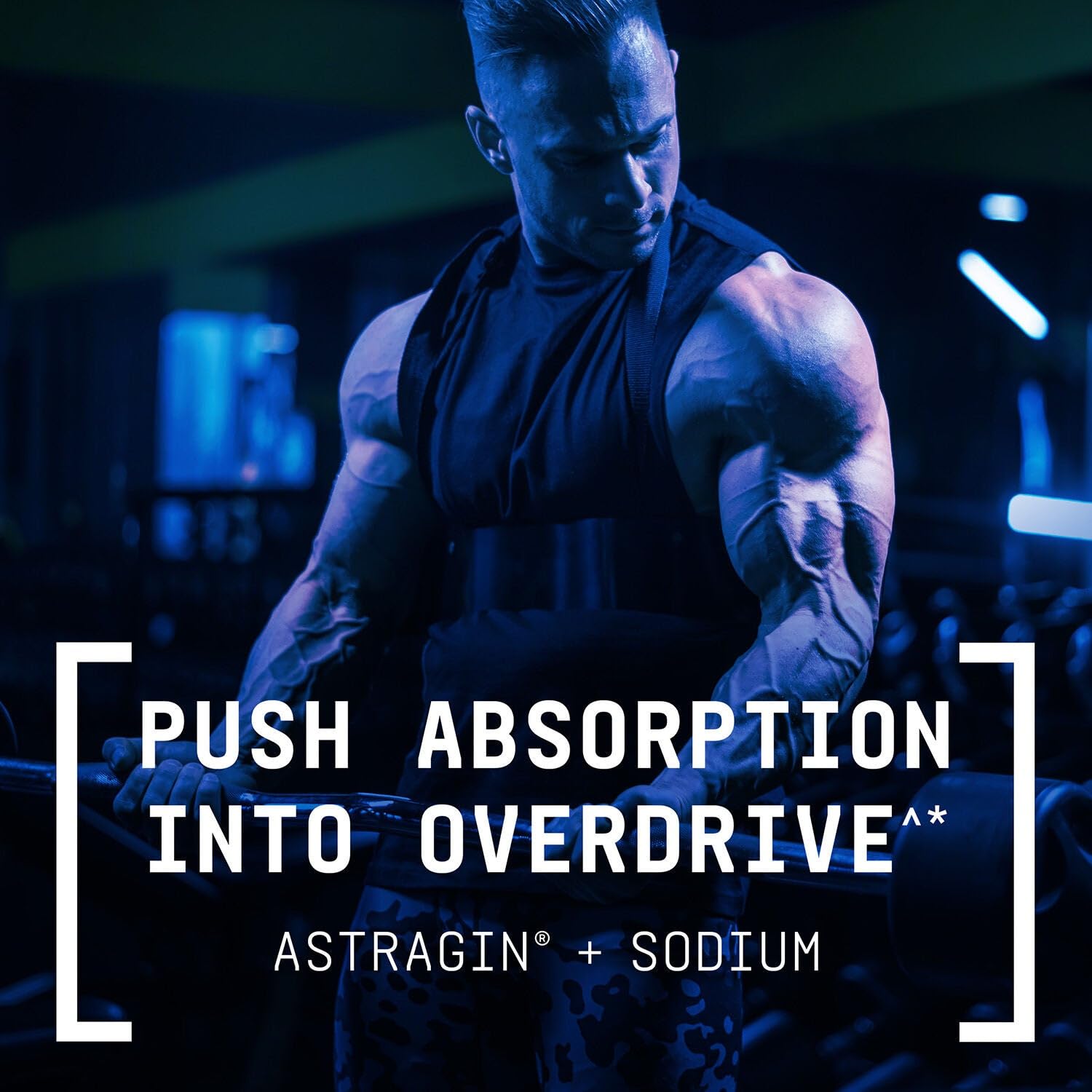 Beyond Raw Creatine Monophate blue raspberry serving promotes consistent workouts.