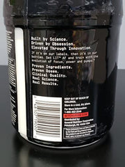 BEYOND RAW LIT AF powder-dispense shot for clean mixing.