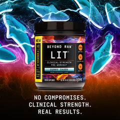 BEYOND RAW LIT V2 serving size and preparation for gym sessions