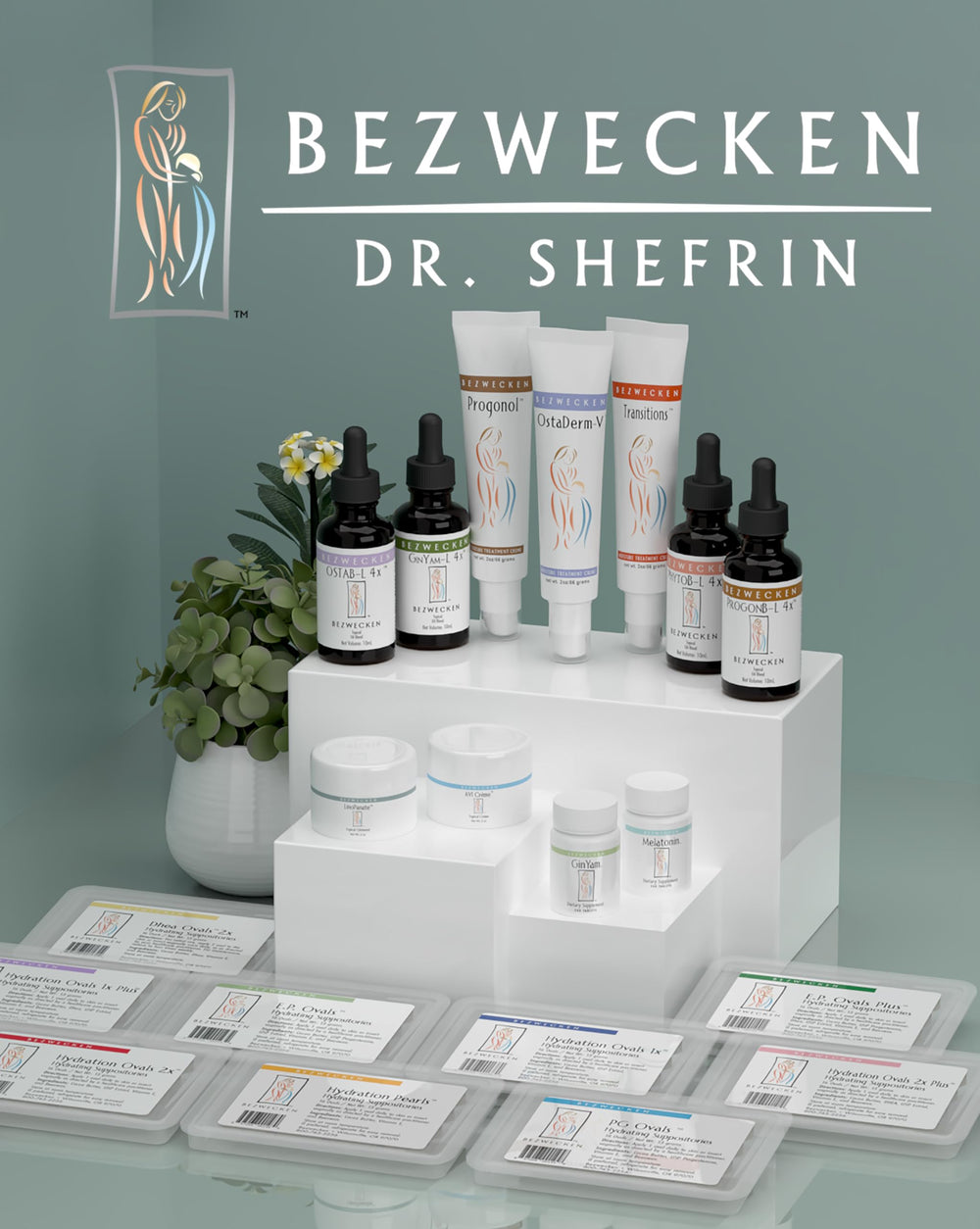 Bezwecken E.P. Ovals stored in freezer for convenient solidification and storage