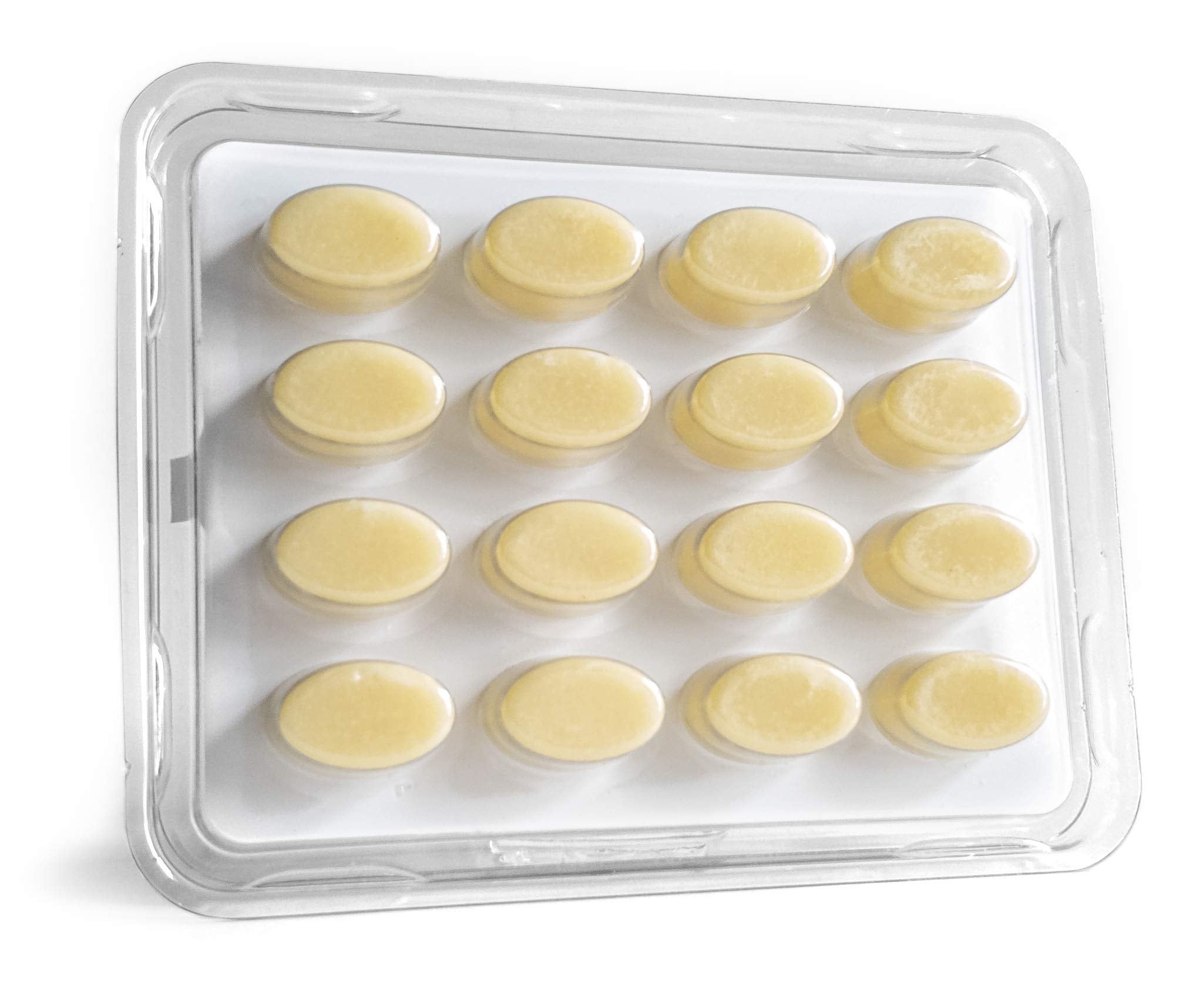 Bezwecken E.P. Ovals Plus DHEA oval close-up highlighting texture and ease of insertion for dryness