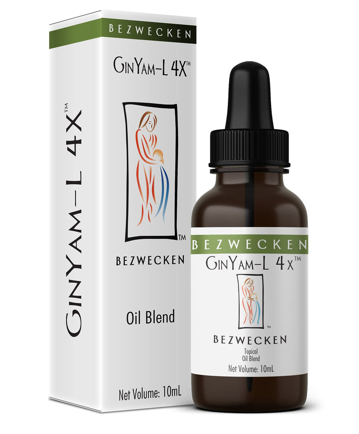 Bezwecken GinYam-L 4X topical oil blend pour enables easy dosing for menopausal comfort