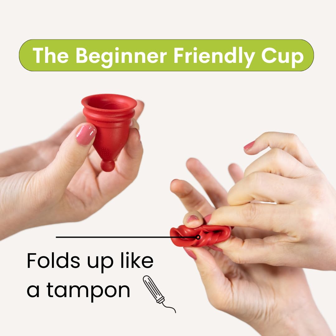 Bfree Cup worn during daily activities for comfortable all-day wear.