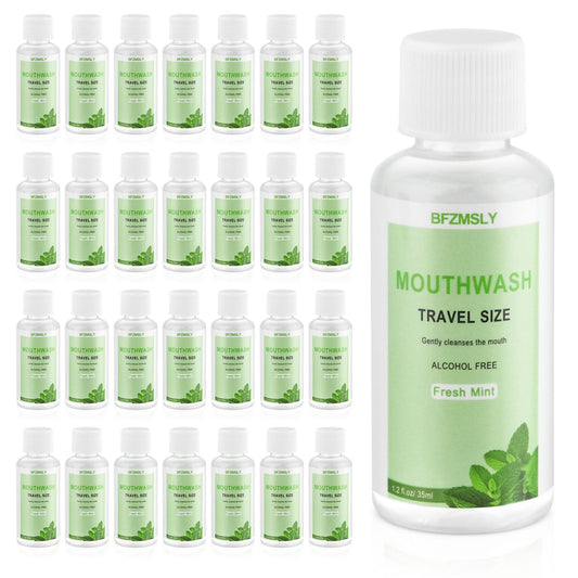 BFZMSLY travel mouthwash bottle for on-the-go oral refreshment.