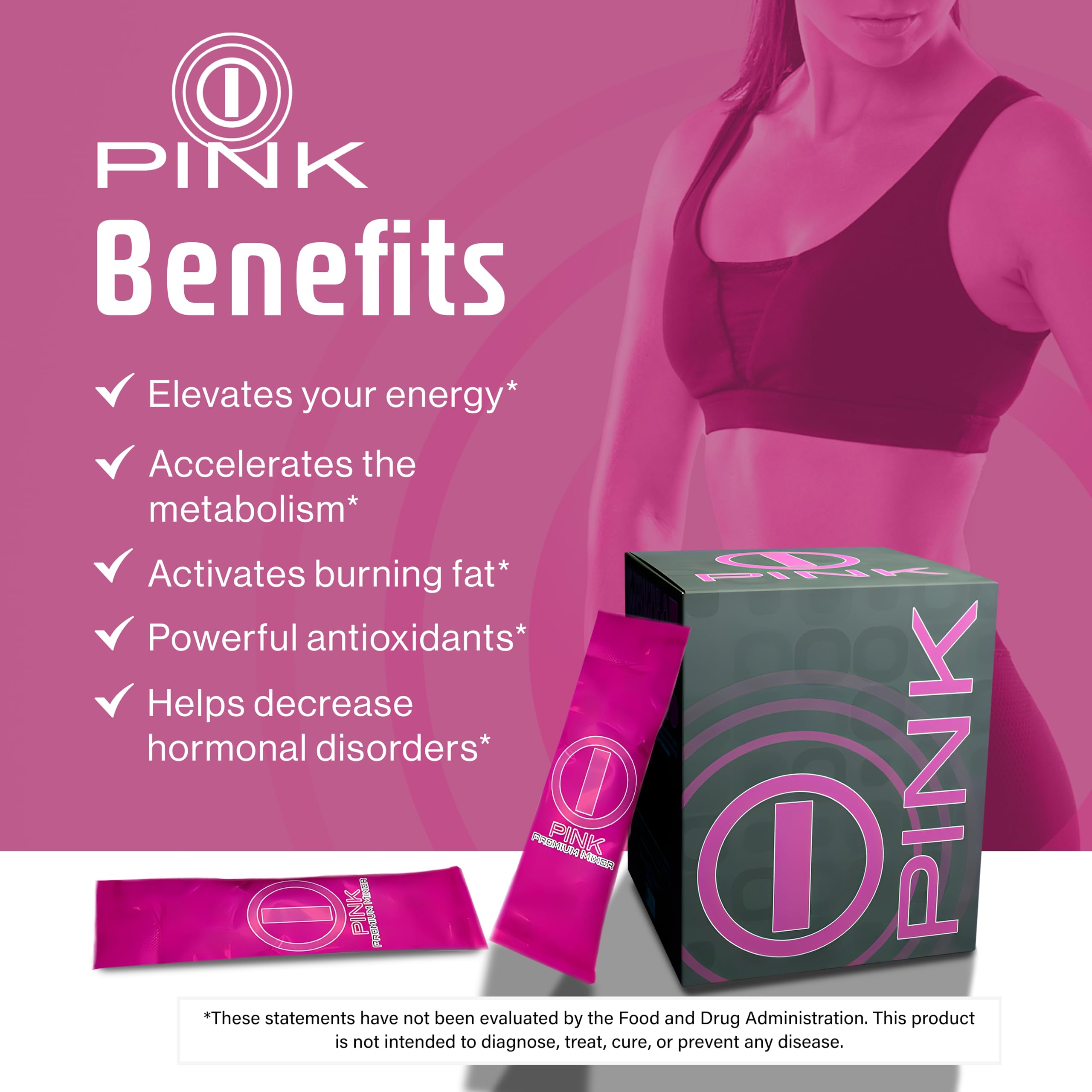 BHIP Pink for Women Alive scoop measures portions for consistency in energy.