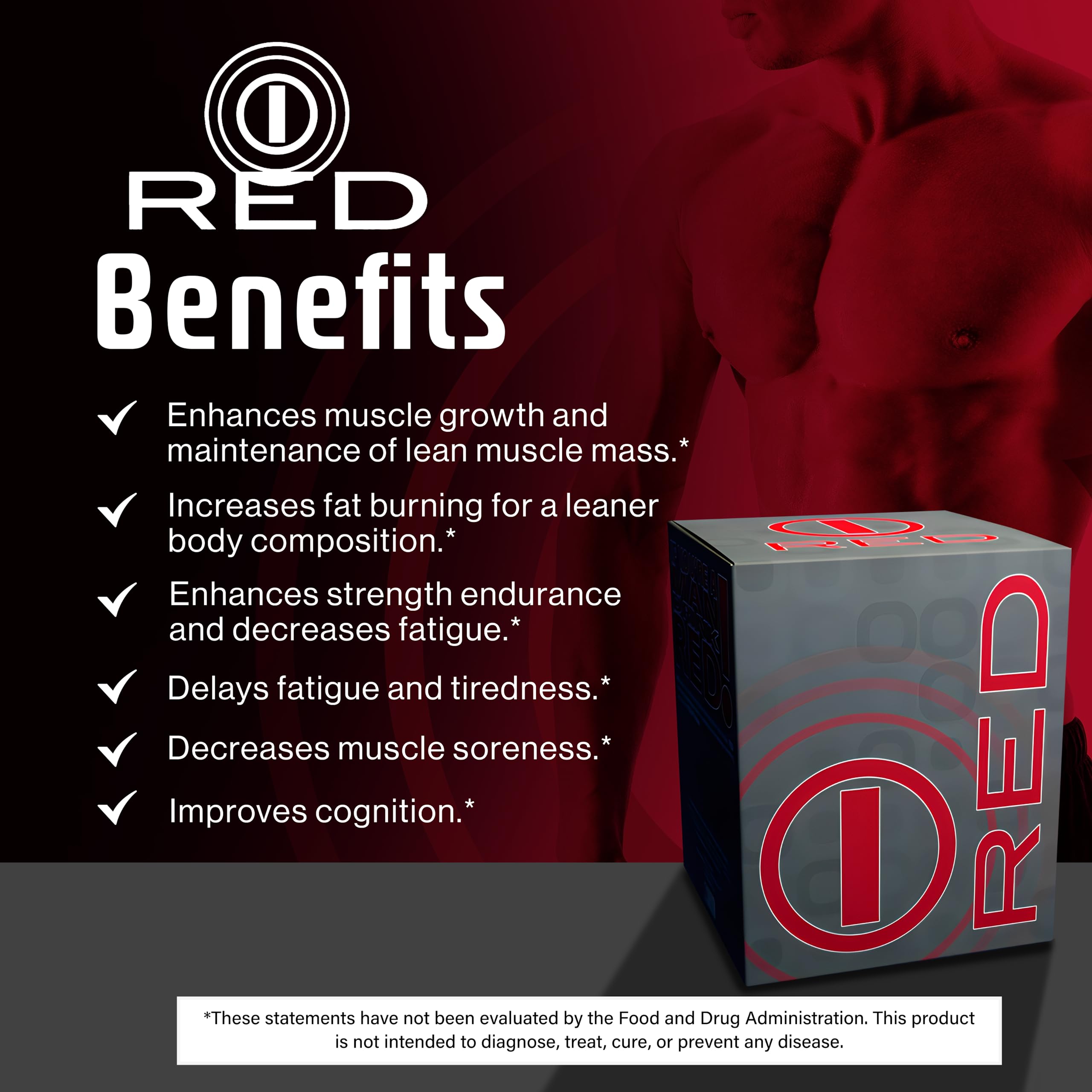 Bhip Red for Men Fit heart health support in a balanced blend.