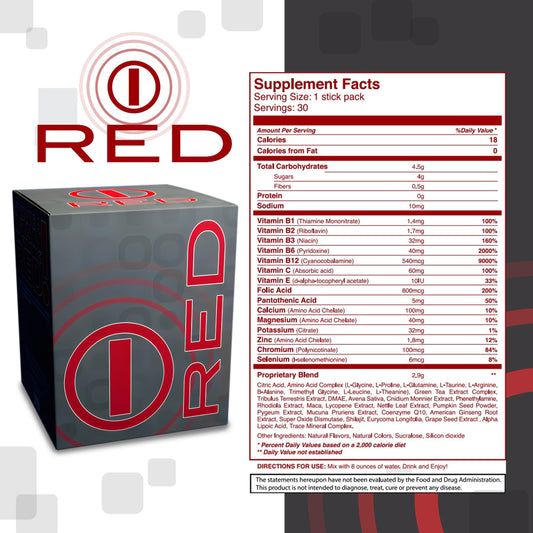 Bhip Red for Men Fit powder mix ready in minutes for fitness sessions.
