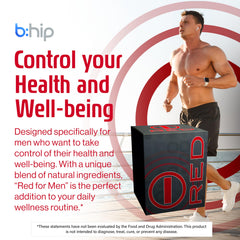 Bhip Red for Men Fit vitality boost enhances focus and daily drive.