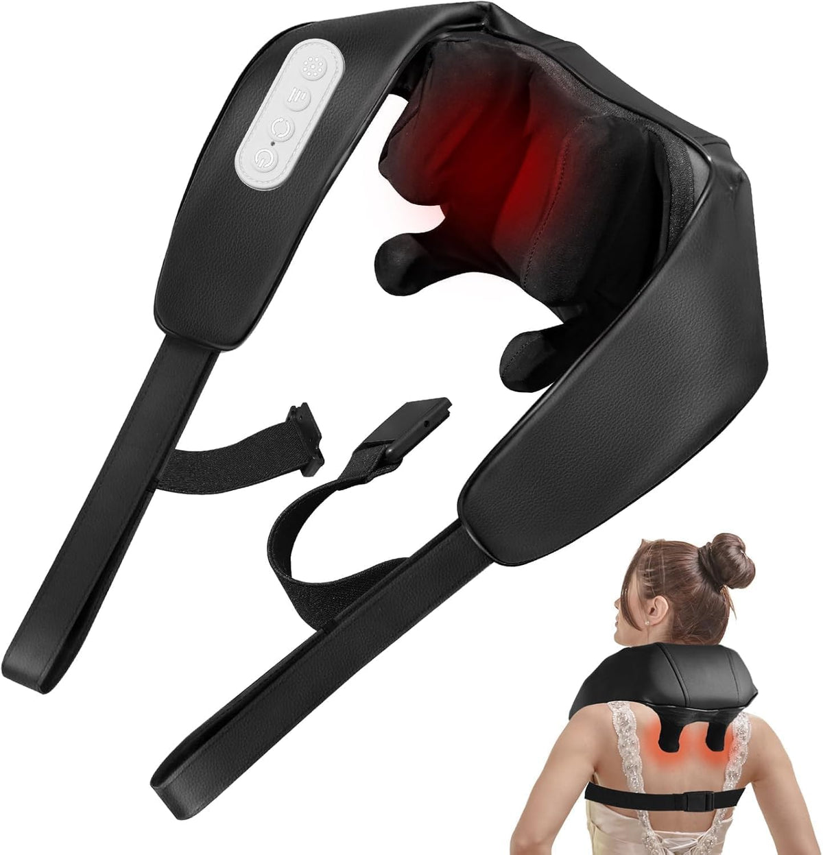 BIBIRE neck massager 4D kneading delivers deep, targeted relief.