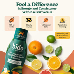 Bido daily use visual promoting vitality and balanced mood.