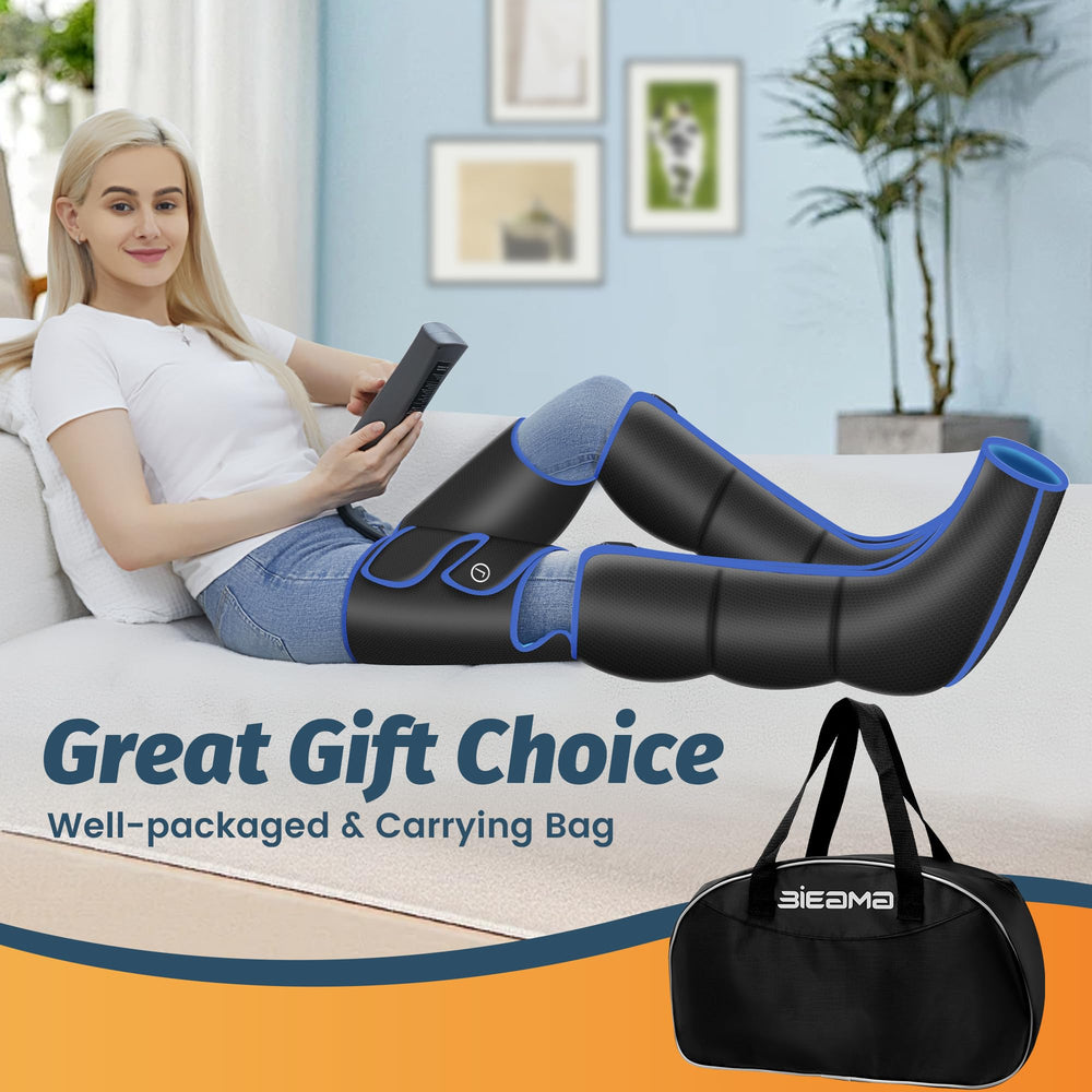 BIEAMA leg air massager size-adjustment mechanism fits various legs