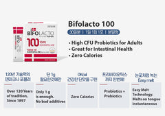 Bifolacto 100 zero-calorie probiotic option highlighted